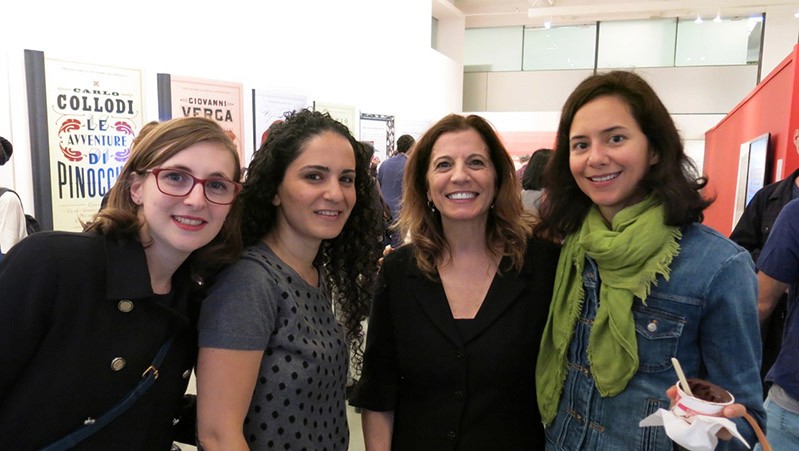 group photo of four women