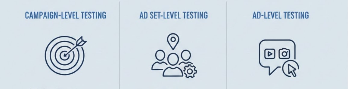 Facebook Ad Testing Levels Explained