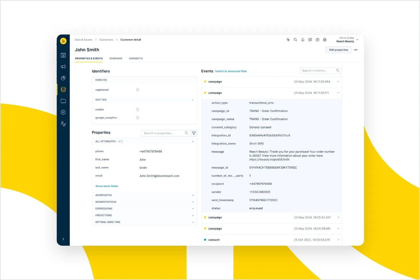 Bloomreach UI