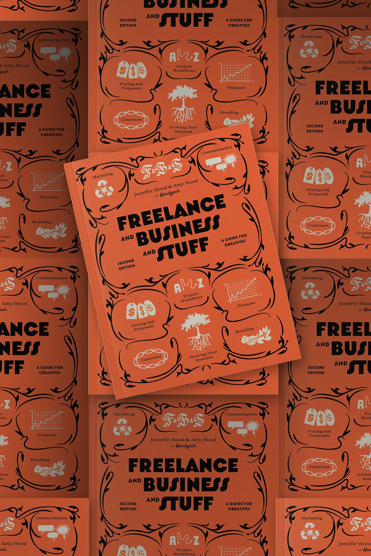 Freelance, and Business, and Stuff the book, in stacks