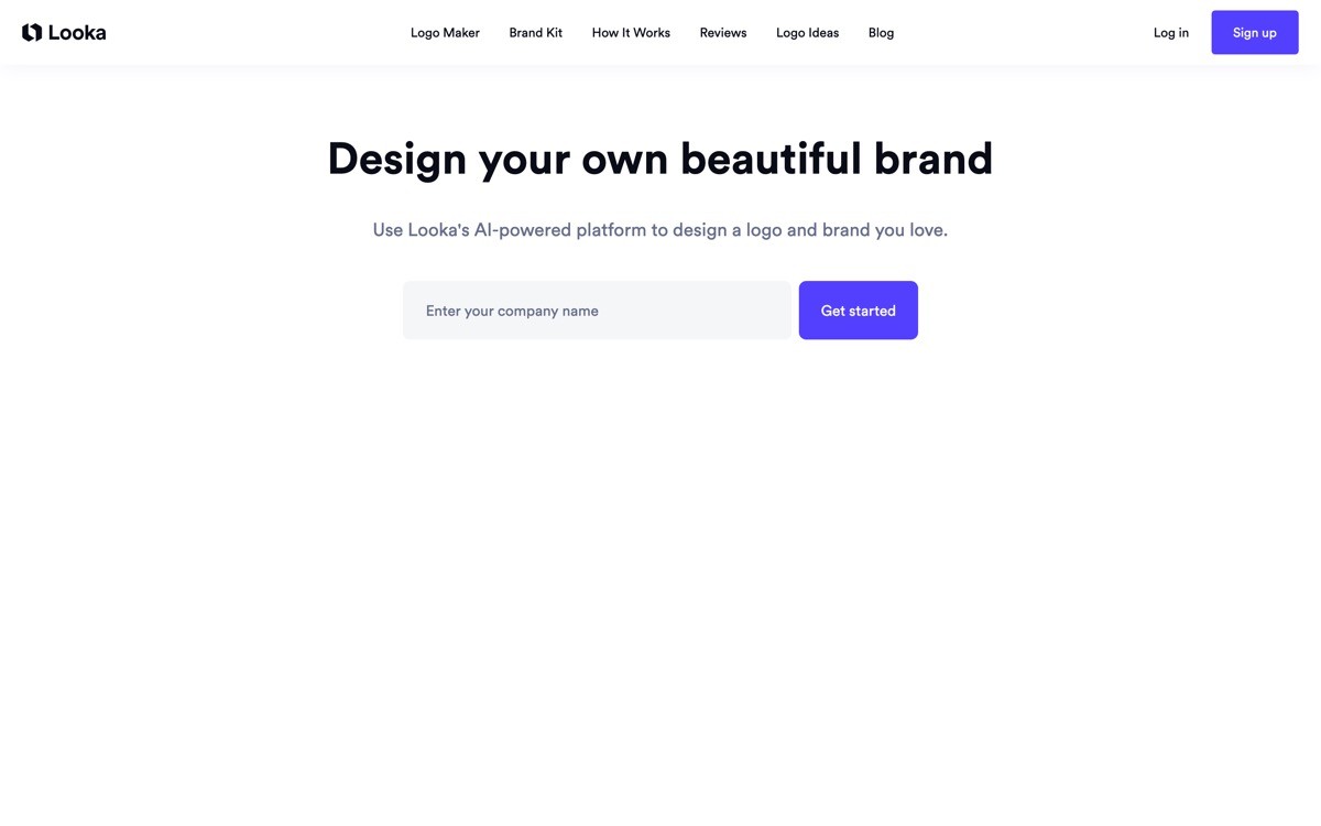 Best Brand Identity Tool Startup with Looka