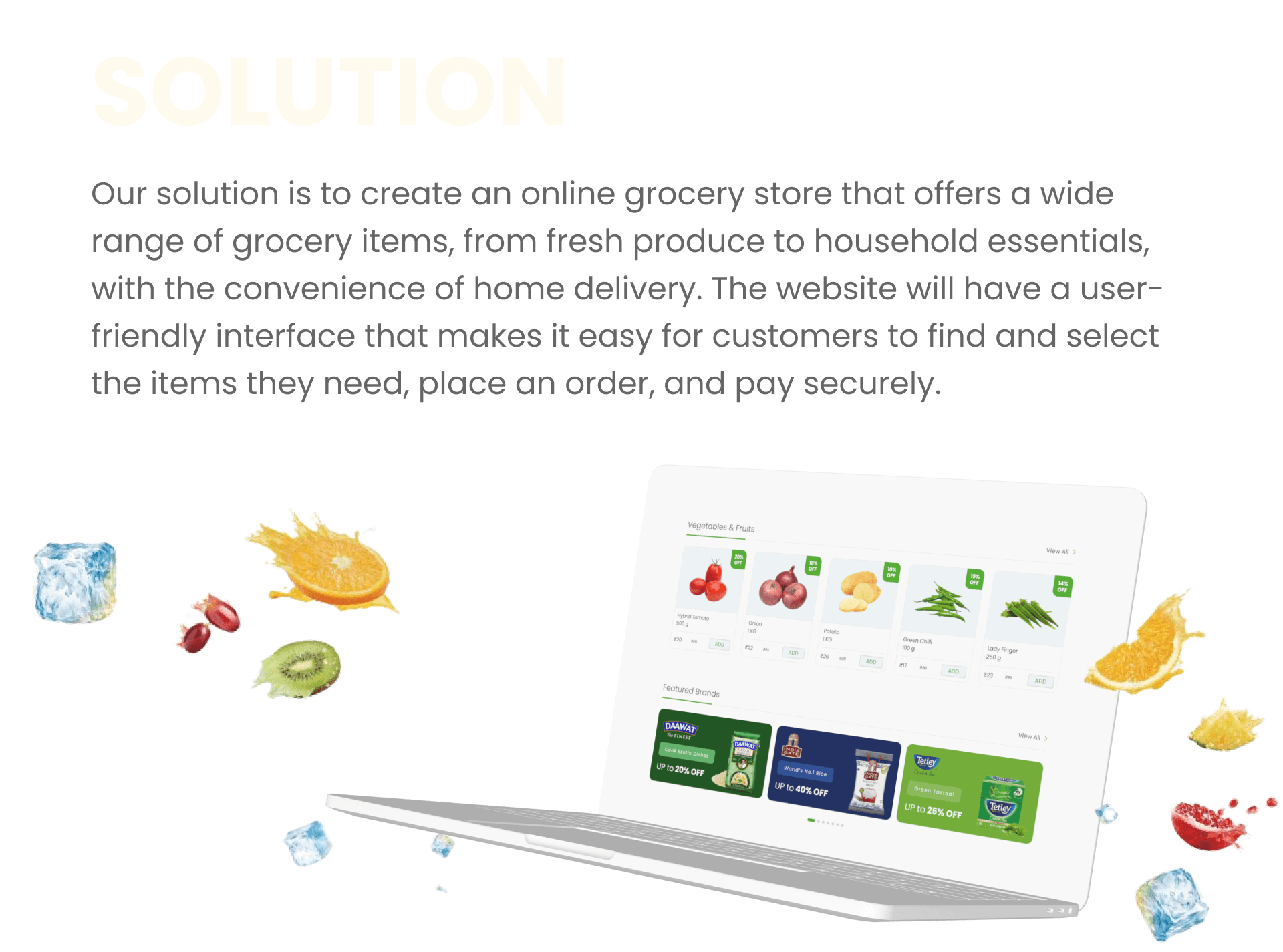 FreshCart logo preview phone