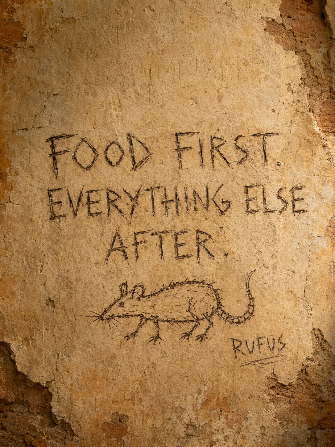 Graffiti illustration for Gutter Rats