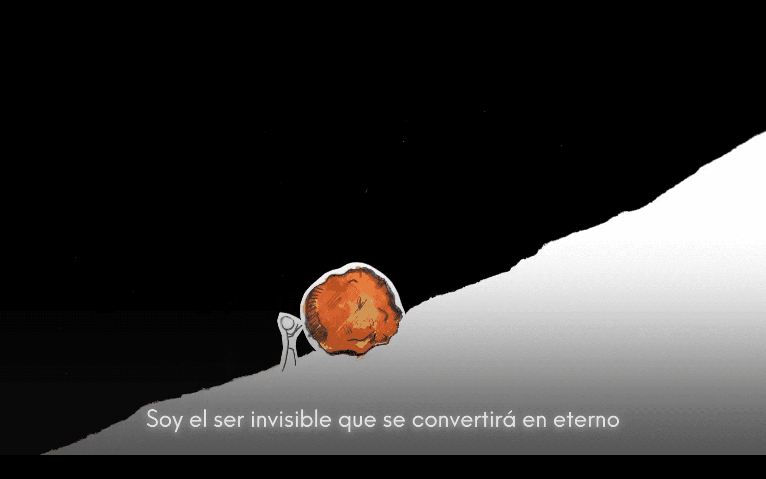 View of the French countryside through a stone villa’s open living room, with sofas and trees framing the scene