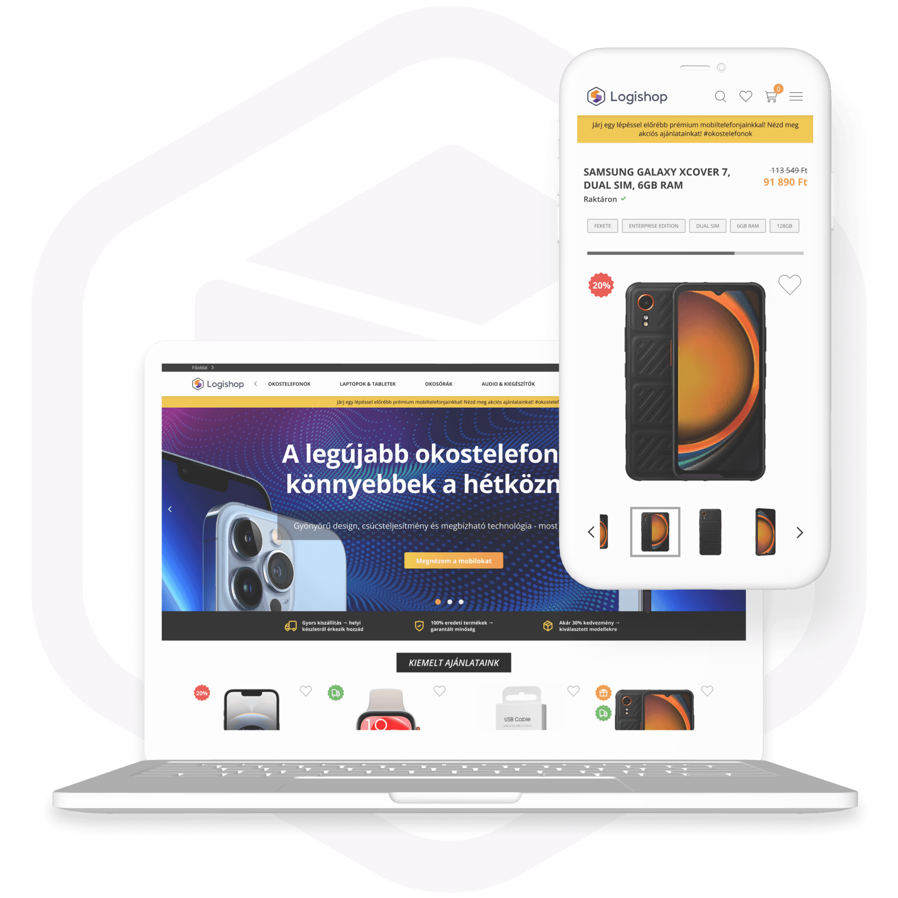 Logishop B2C webshop
