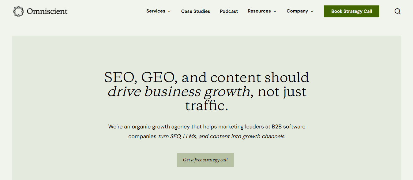 omniscient digital - SaaS SEO Agency