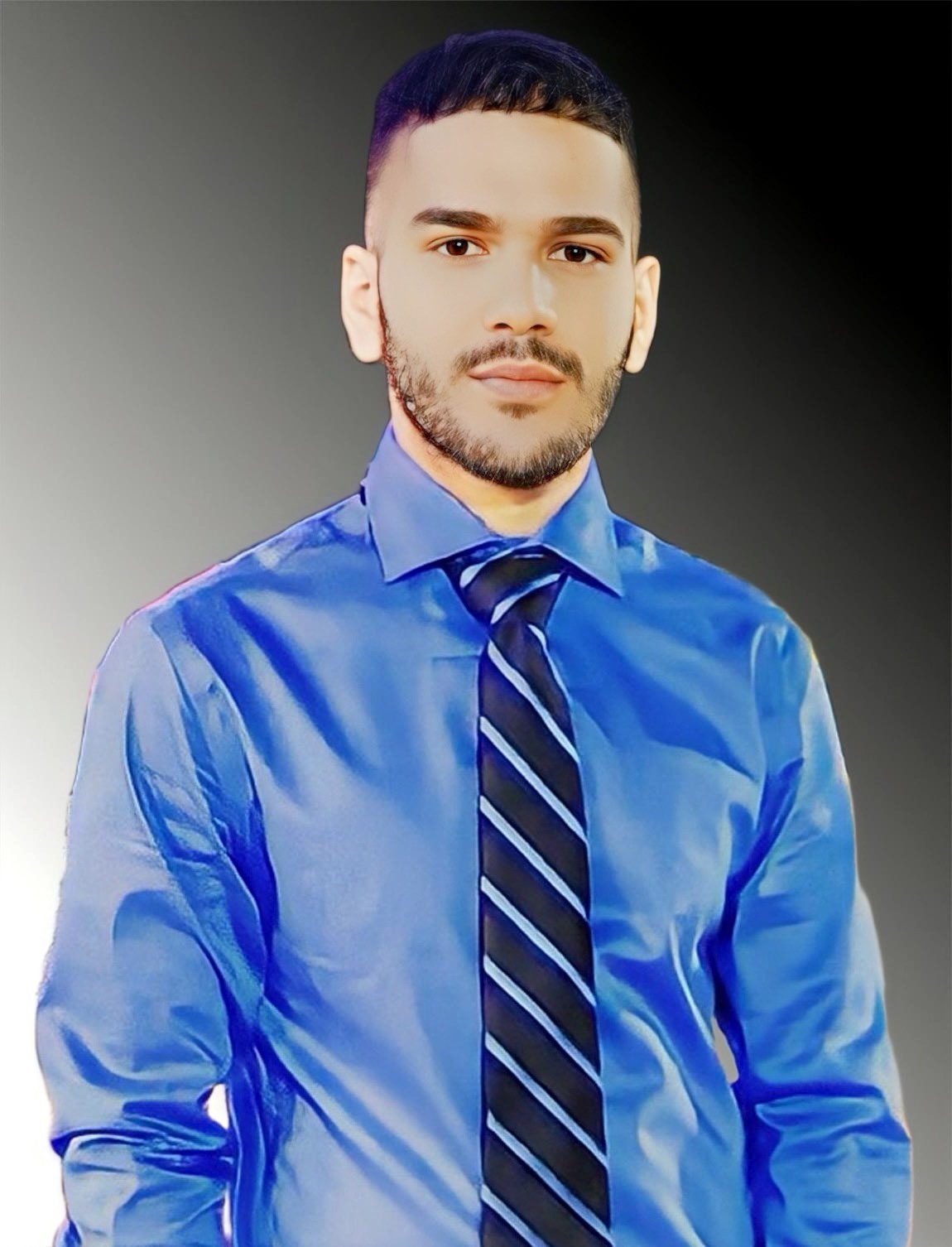 Employee working on their laptop