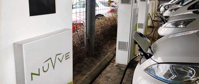 EVs connected to Nuvve chargers