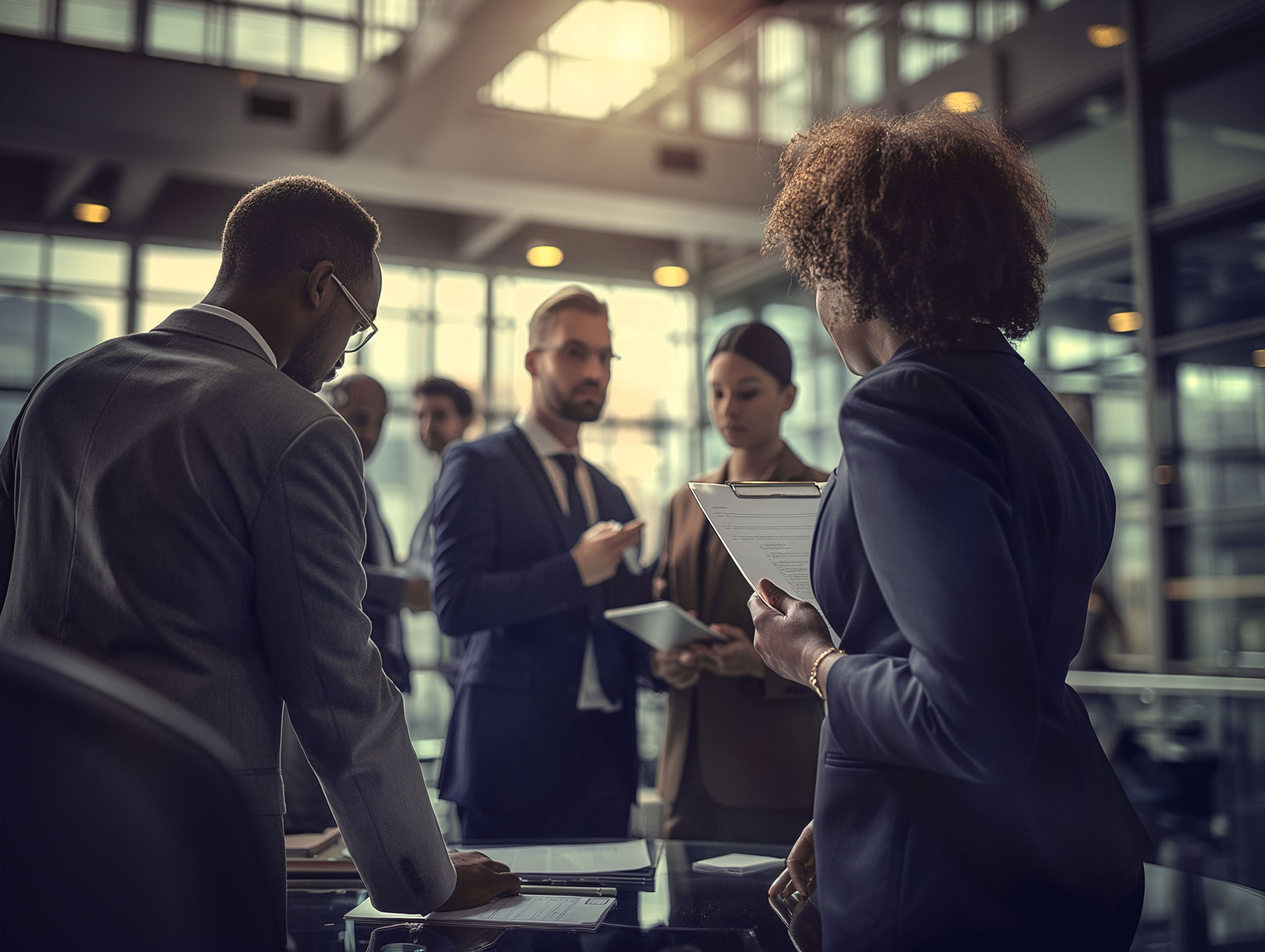 A grid of website sections