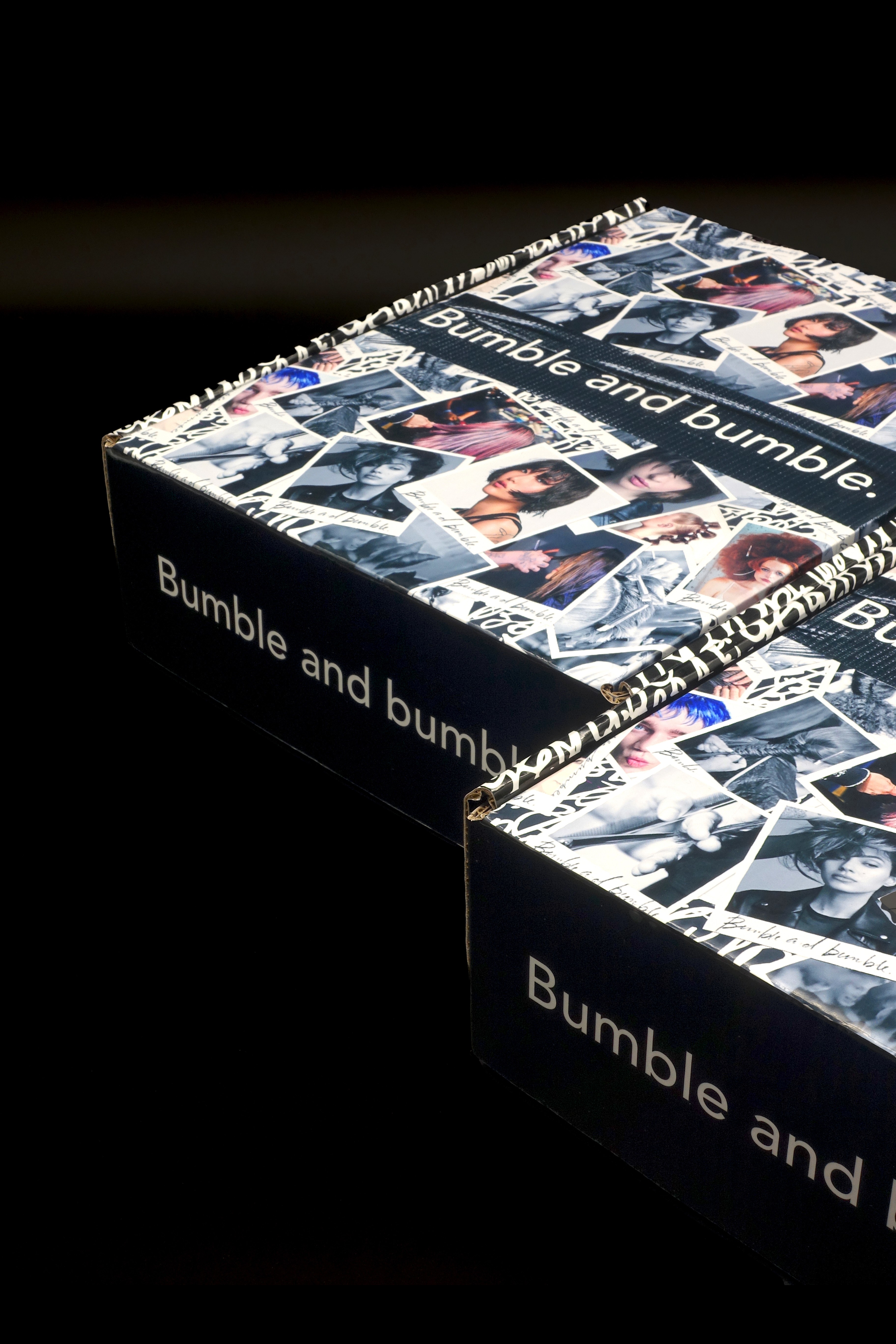 Vertical coffee can mockup with clean monochrome label design