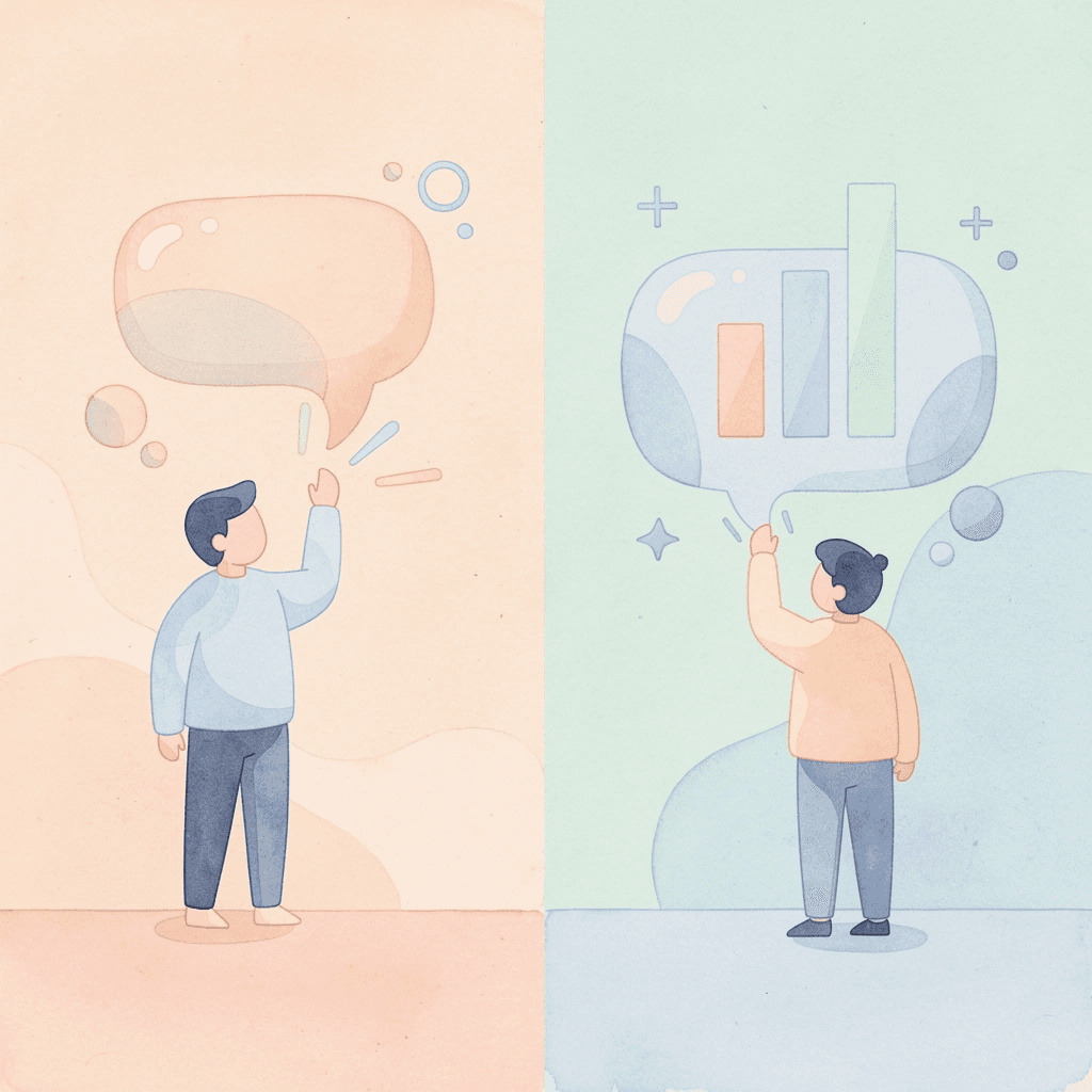 Scene showing two contrasting approaches to IBM i modernization
