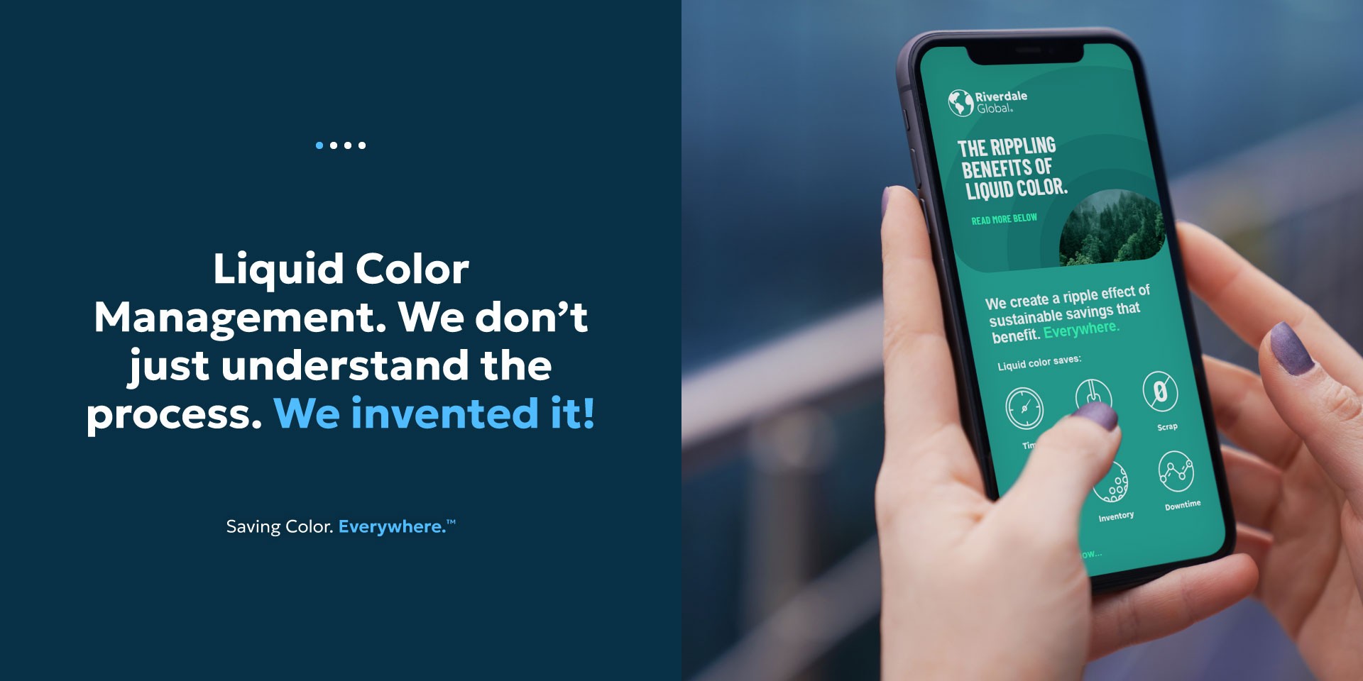 Riverdale Global brand messaging and Mailchimp email design