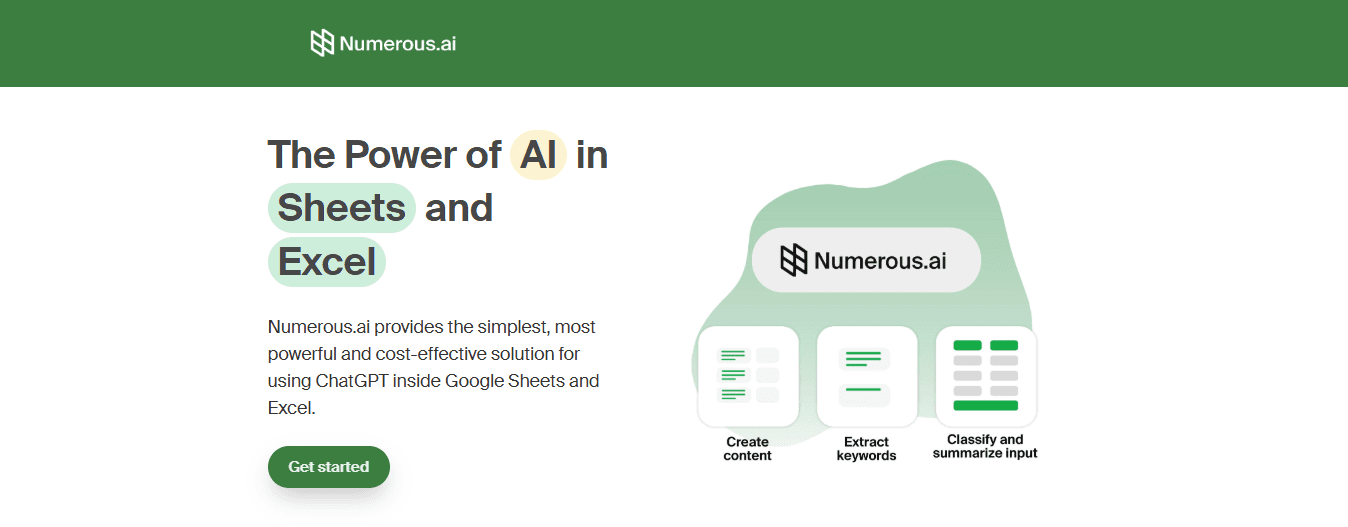 numerous - Loosely Structured Data Business Example