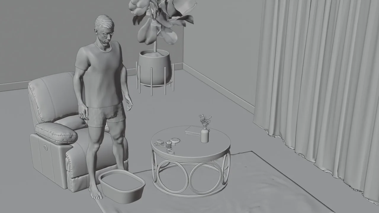 Healifeco Foot Spa — viewport animation preview
