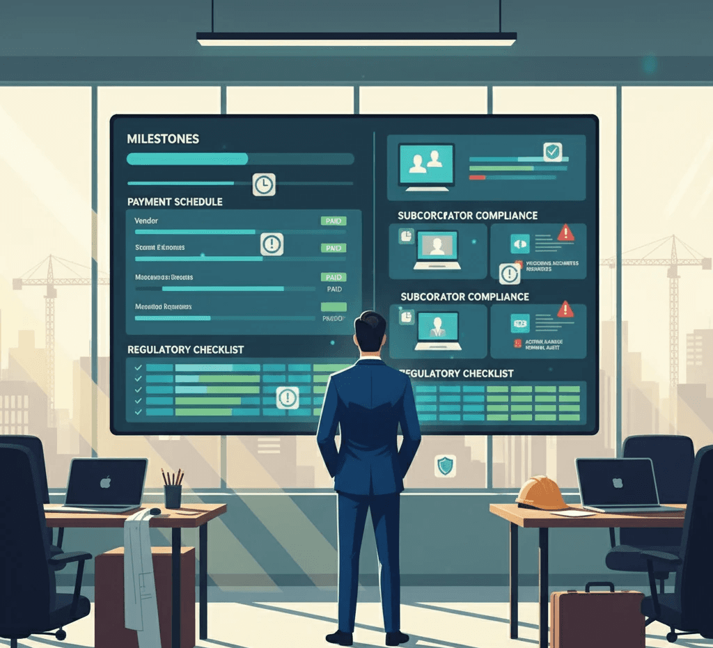 Advanced Construction Milestone and Compliance Management