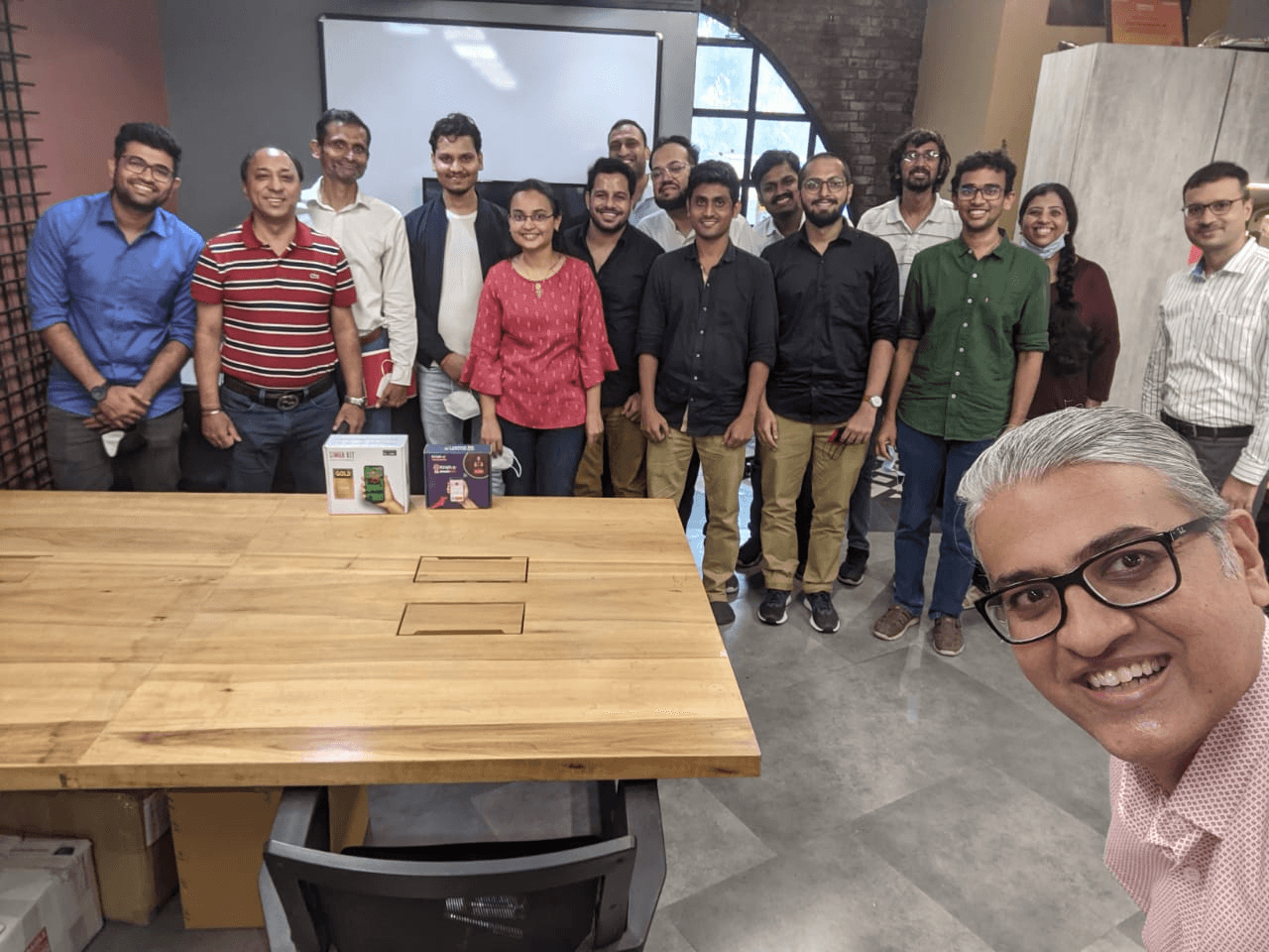 Hiten Rajgor with Carnot Team