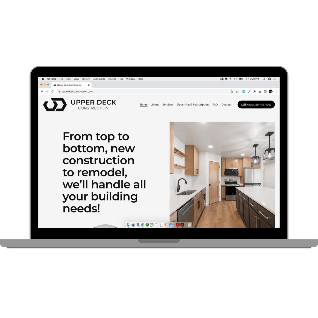 Upper Deck - Website Build