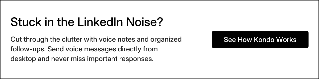 Stuck in the LinkedIn Noise?