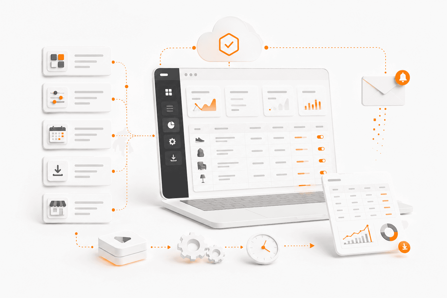 Cloud-based competitor price monitoring dashboard designed for non-technical e-commerce teams