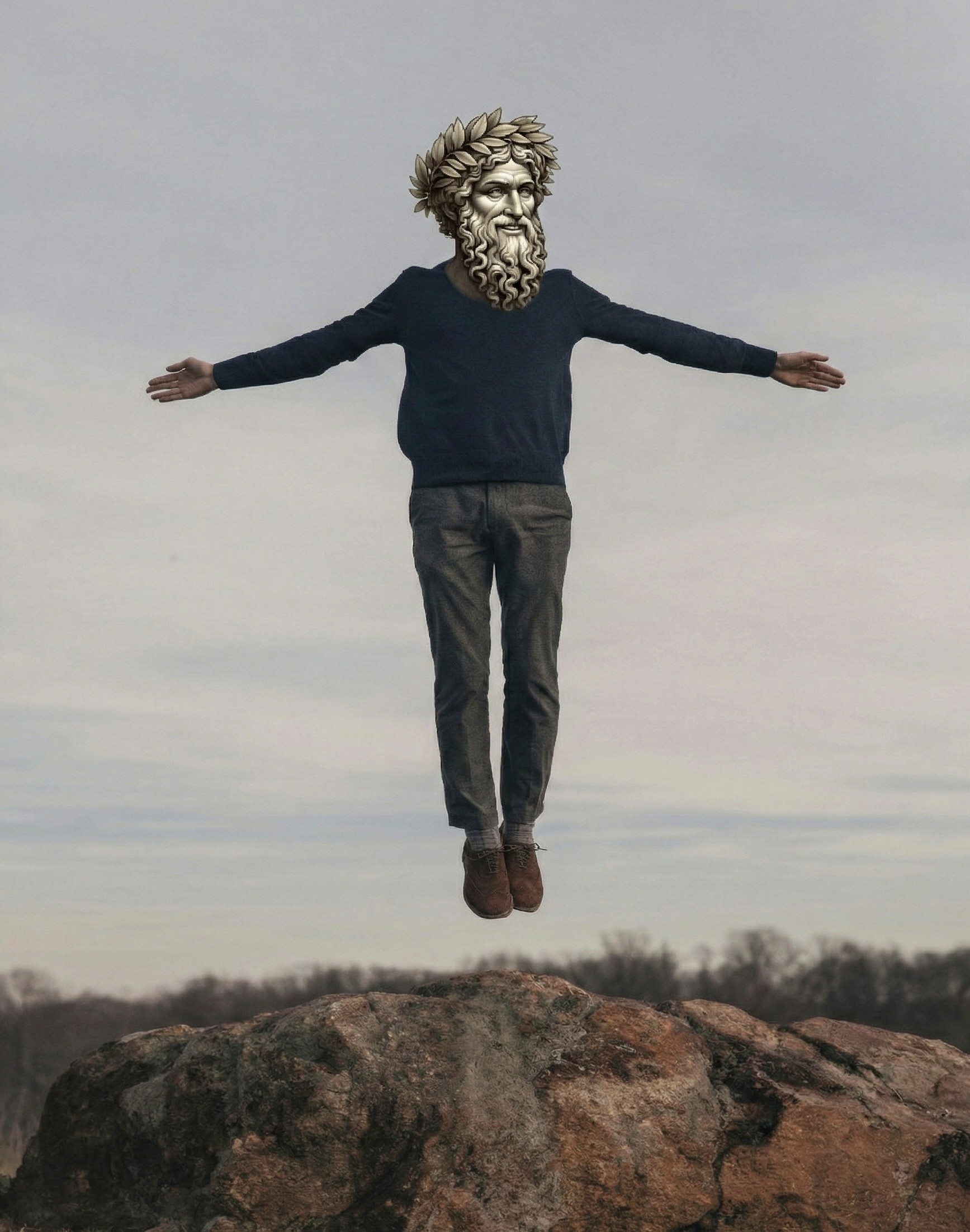 pair of blue-and-white Adidas running shoes