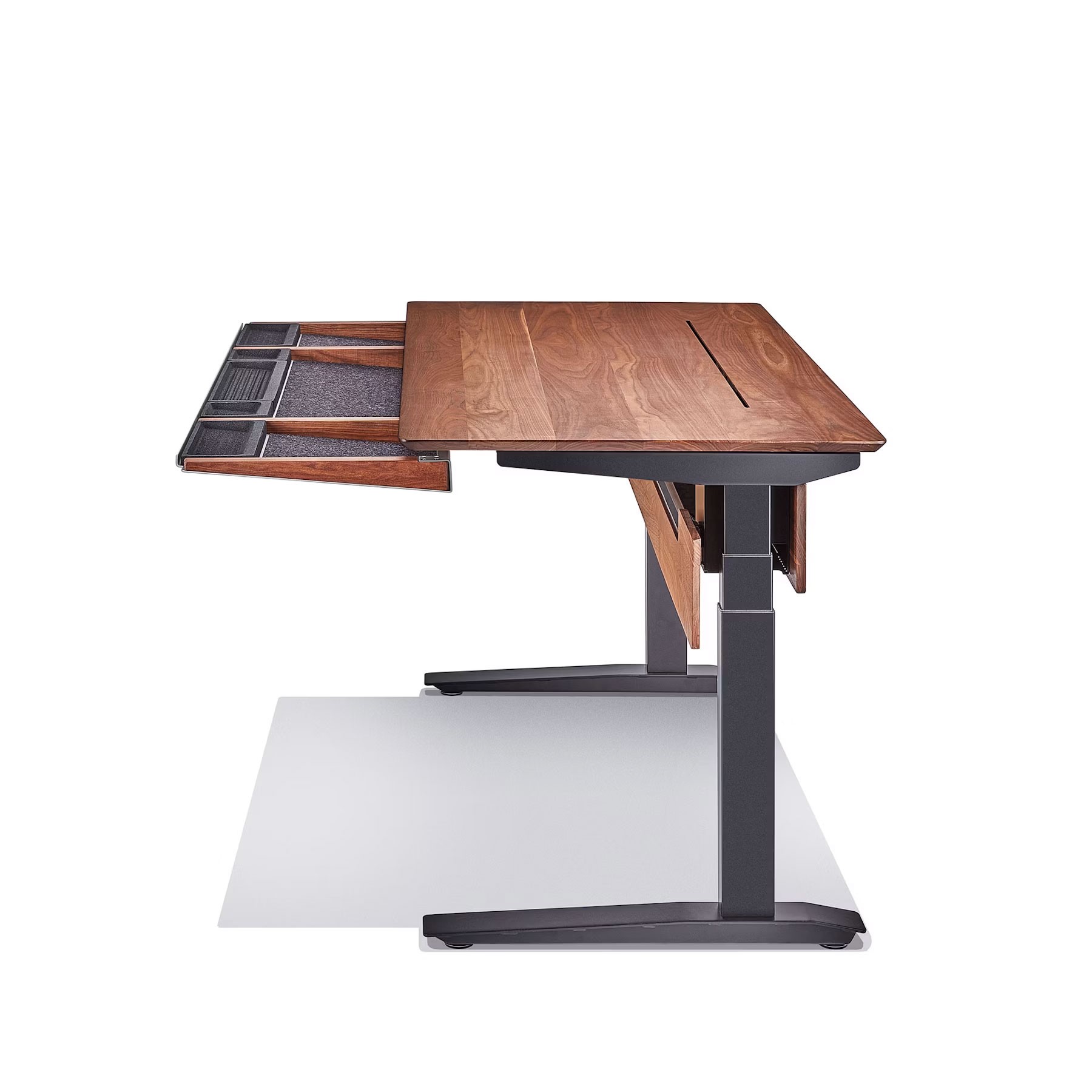 grovemade solid walnut standing desk