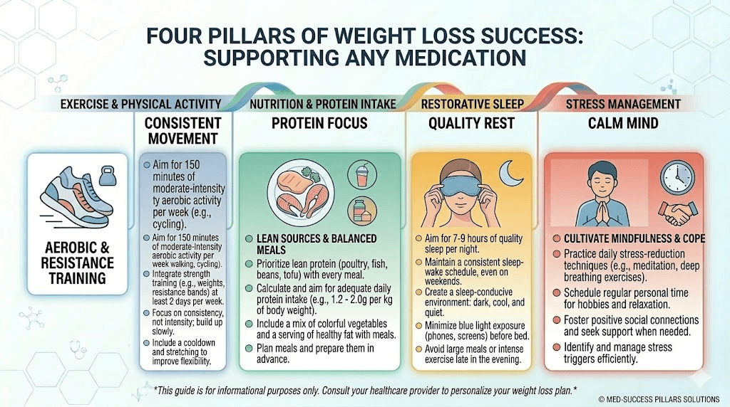 Four lifestyle pillars that enhance tirzepatide alternative effectiveness for weight loss