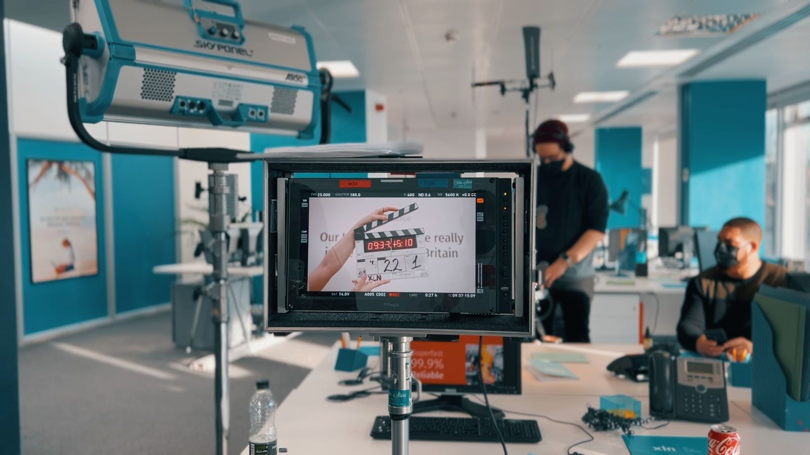 Nomadic UK filming TV advert video production shoot