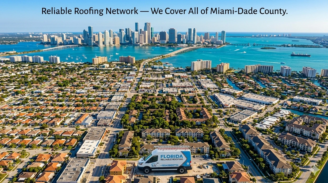 Roofing contractor Hialeah FL — barrel tile roof replacement on residential home by Roofing Network licensed contractor