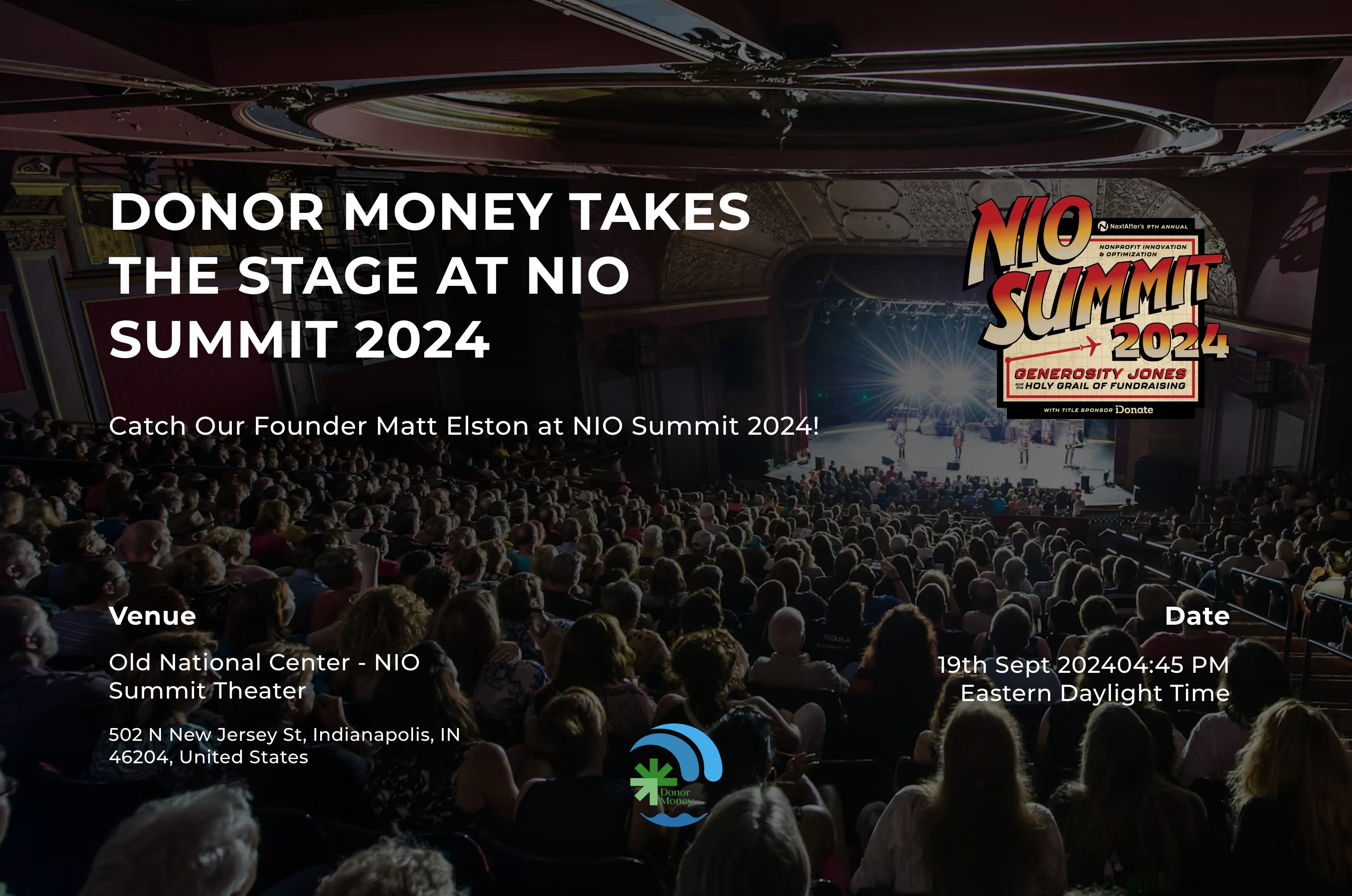 Donor money and NIO summit