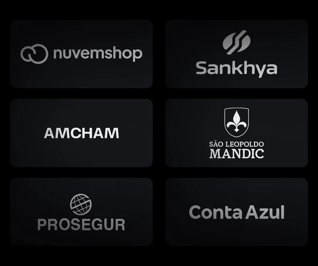 Imagem com os logos das empresas que já usaram TD Scale