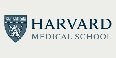 Harvard Medical School logo. 