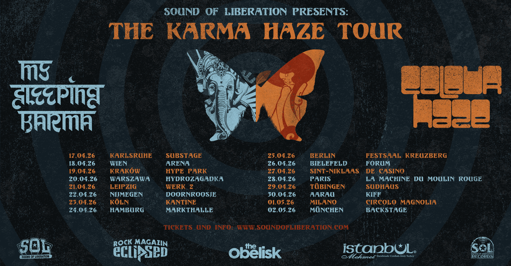 Photo by © MY SLEEPING KARMA & COLOUR HAZE promo