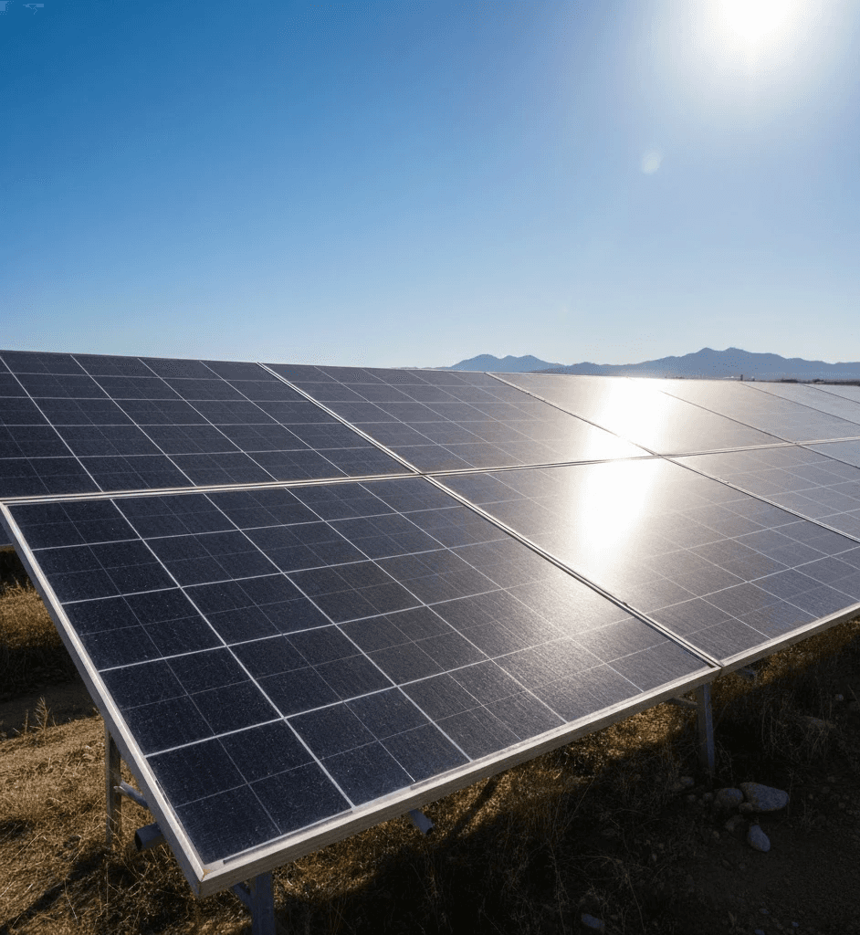 Ground Mounted Solar Plant.