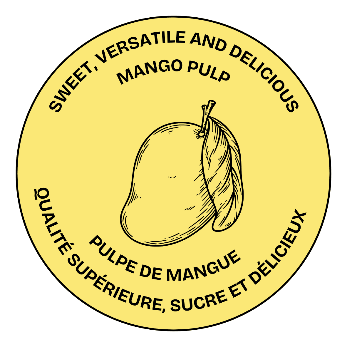 Mango Pulp Sticker