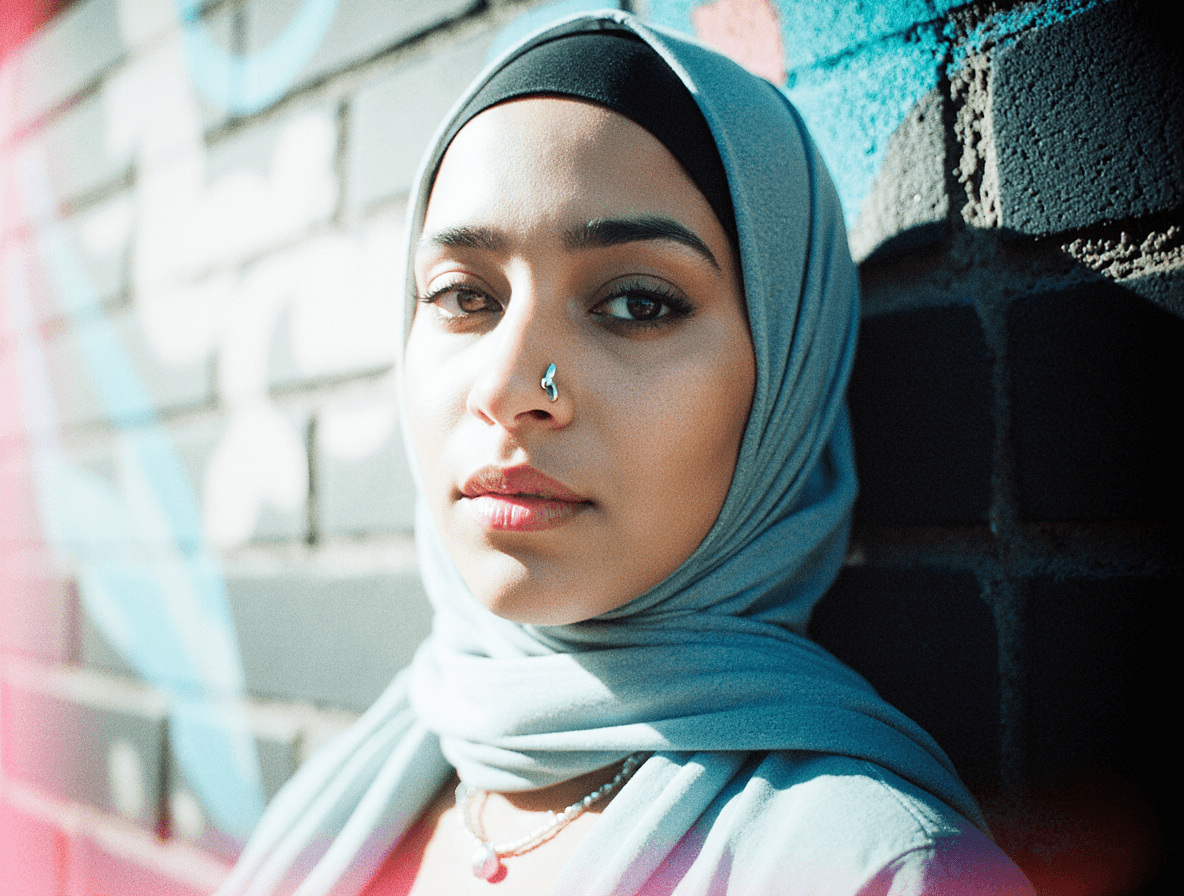 Young woman in hijab