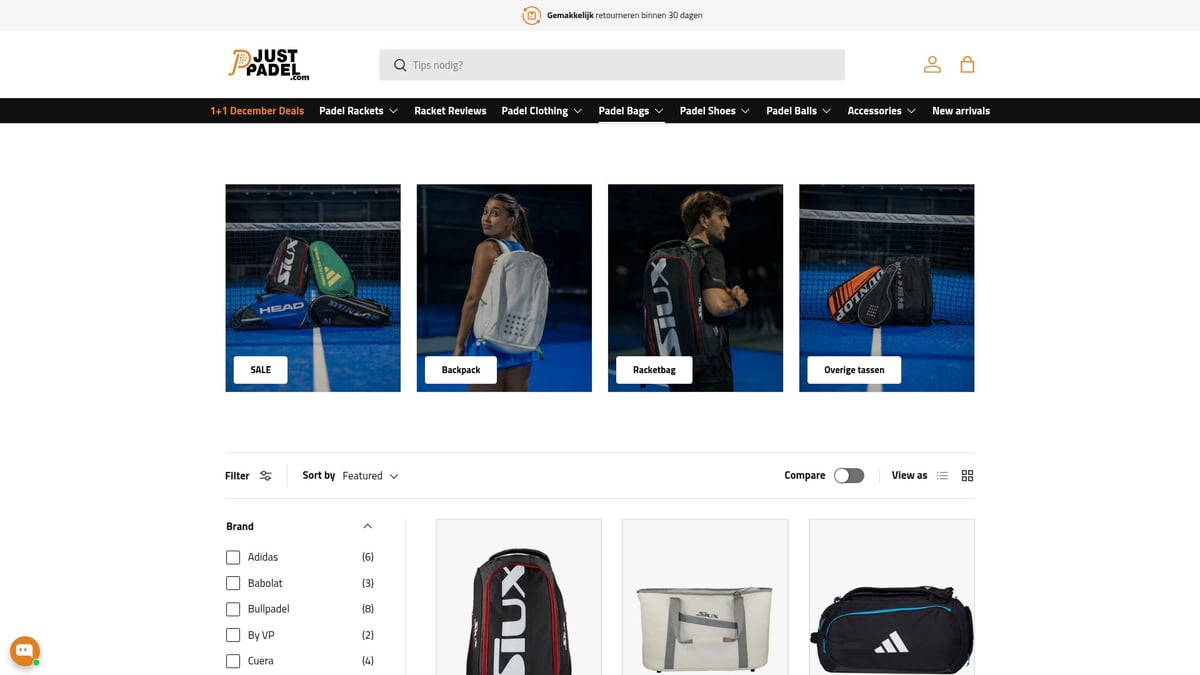 7 Must-See Padel Black Friday Deals for 2026 - Bullpadel Vertex 03 Comfort Bag