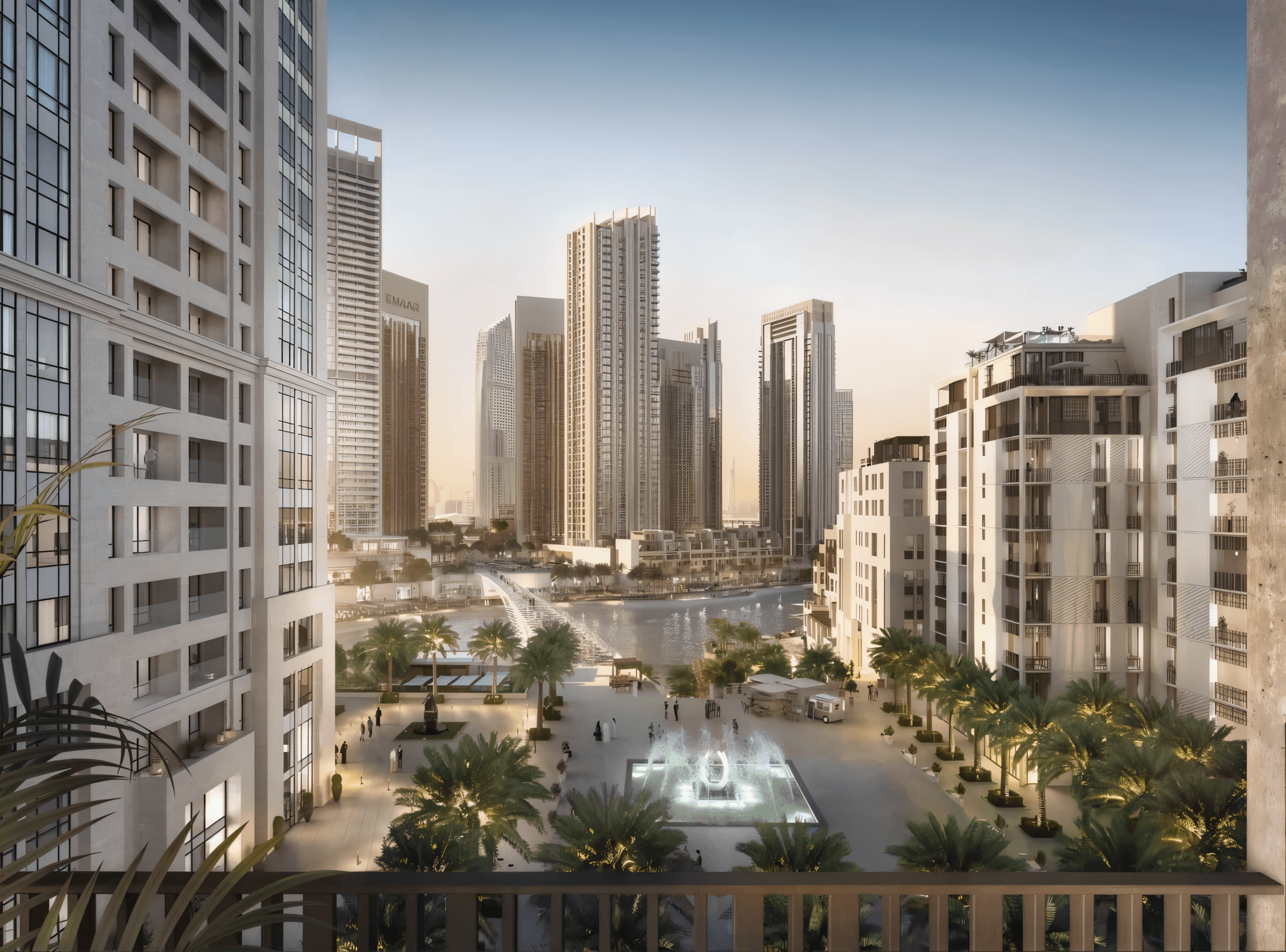 Dubai's new residential tower, designed with surf aesthetics, stands tall against the vibrant city backdrop.