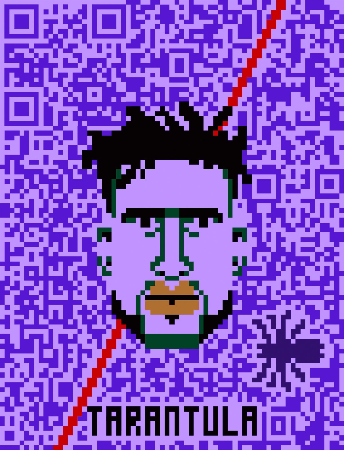 Pixel illustration of the peruvian footballer Pedro Gallese for Tschuttiheftli 2018.