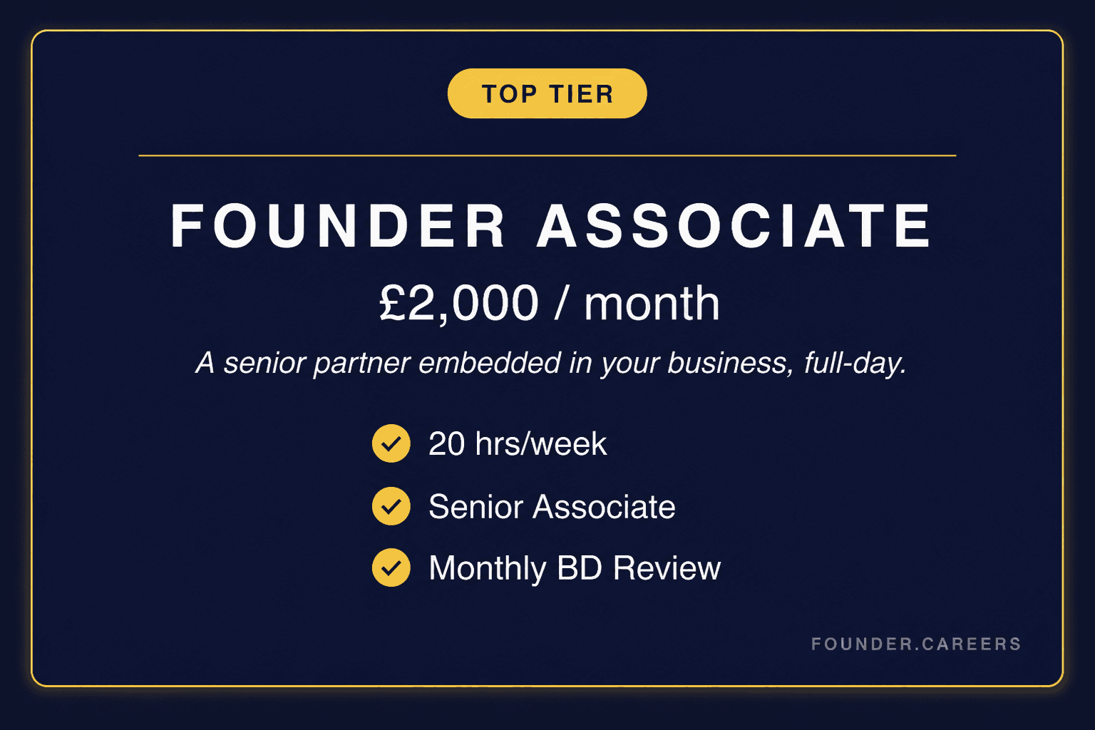 Founder Associate