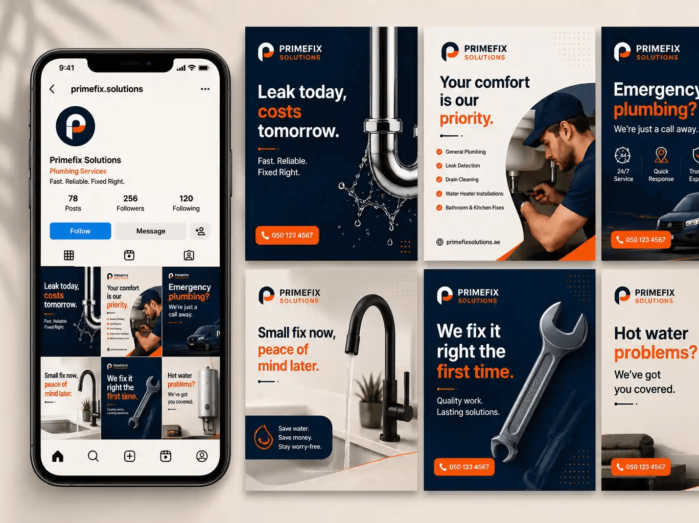 Primefix Solutions social media campaign design by Kayora