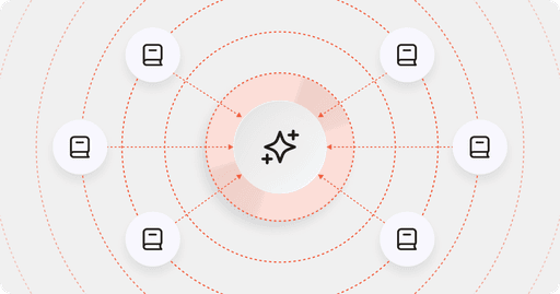 An illustration depicting AI as the new marketing funnel