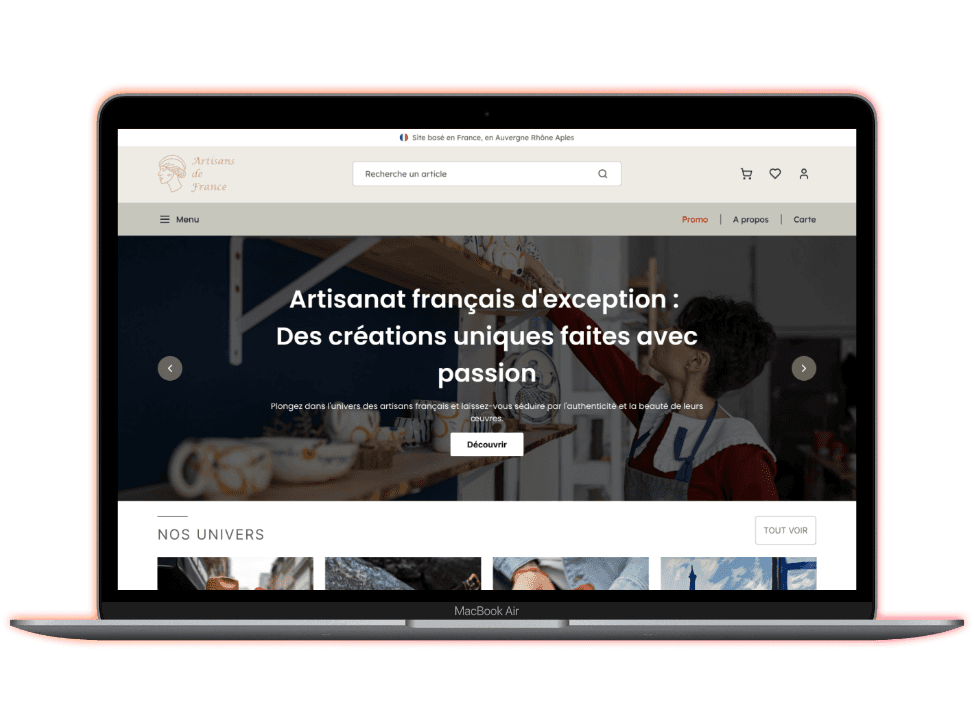 Création de site internet ecommerce