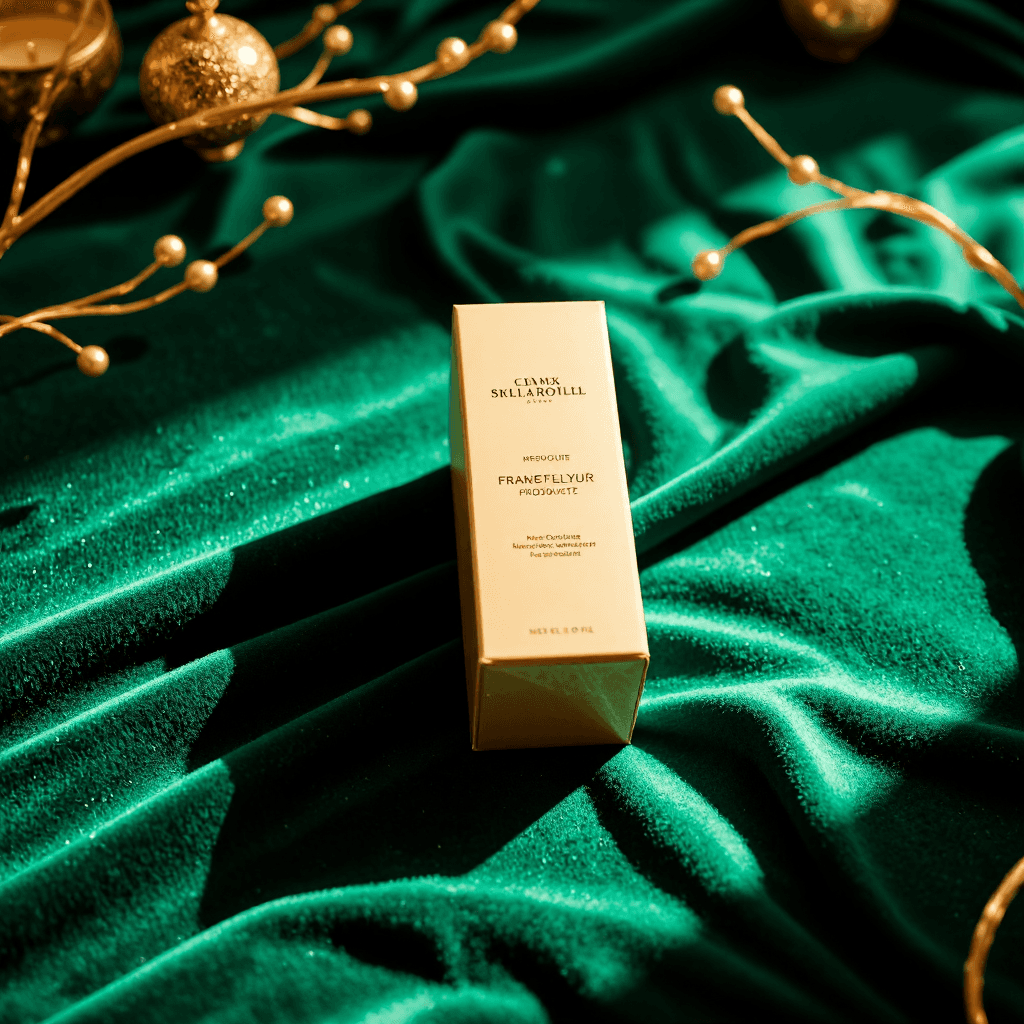 product photography of skincare product box