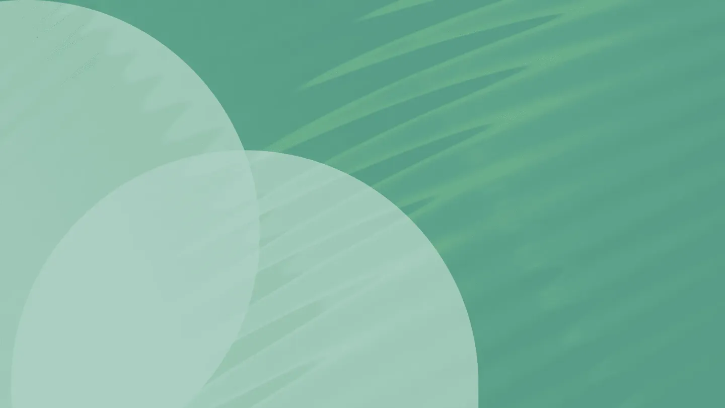 Abstrakter, hellgrüner Hintergrund mit weichen, halbtransparenten Kreisformen und einer subtilen Wellenstruktur im modernen Corporate Design.