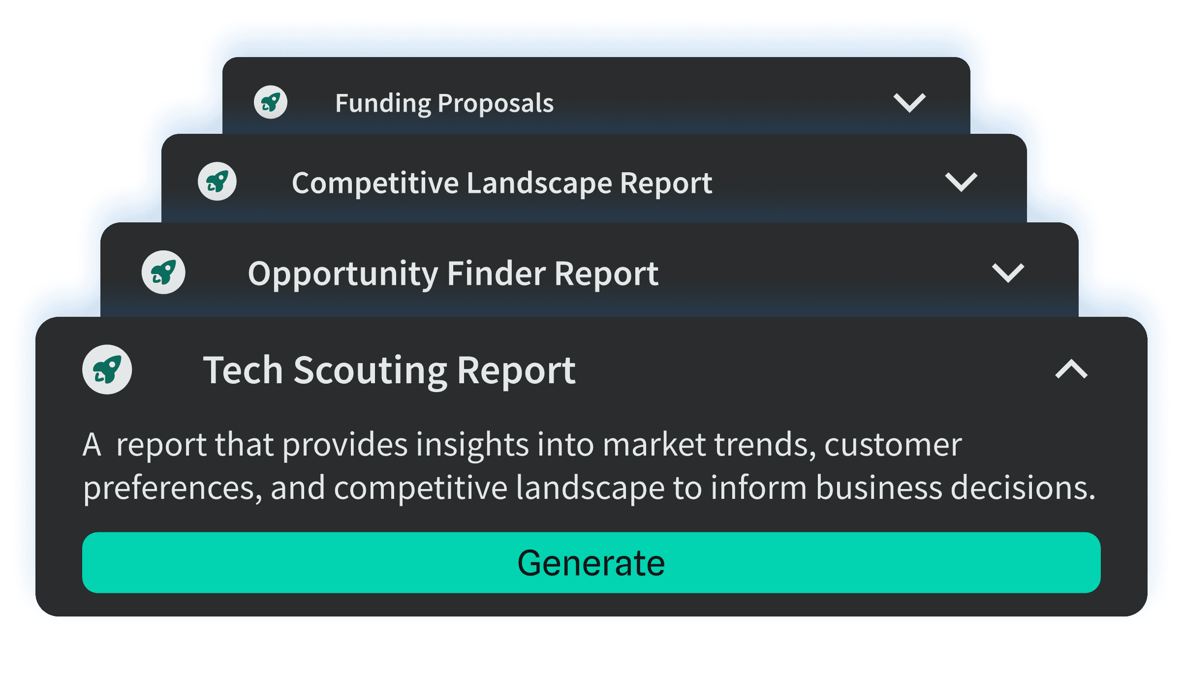 TurboInnovate Report Types