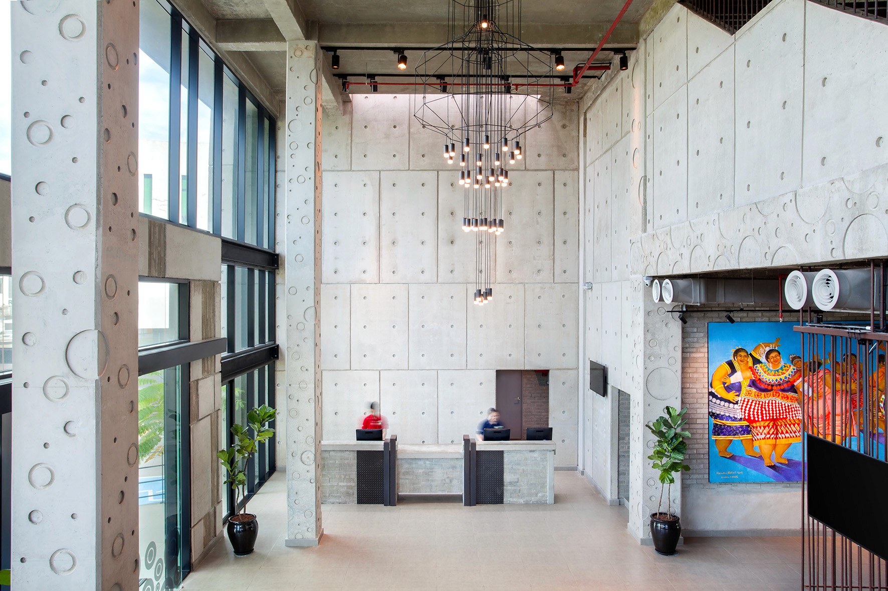 Interior view of Ibis Style Hotel project by Asima Architects