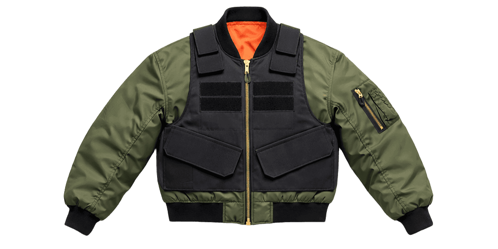 full shot image of a green backpack