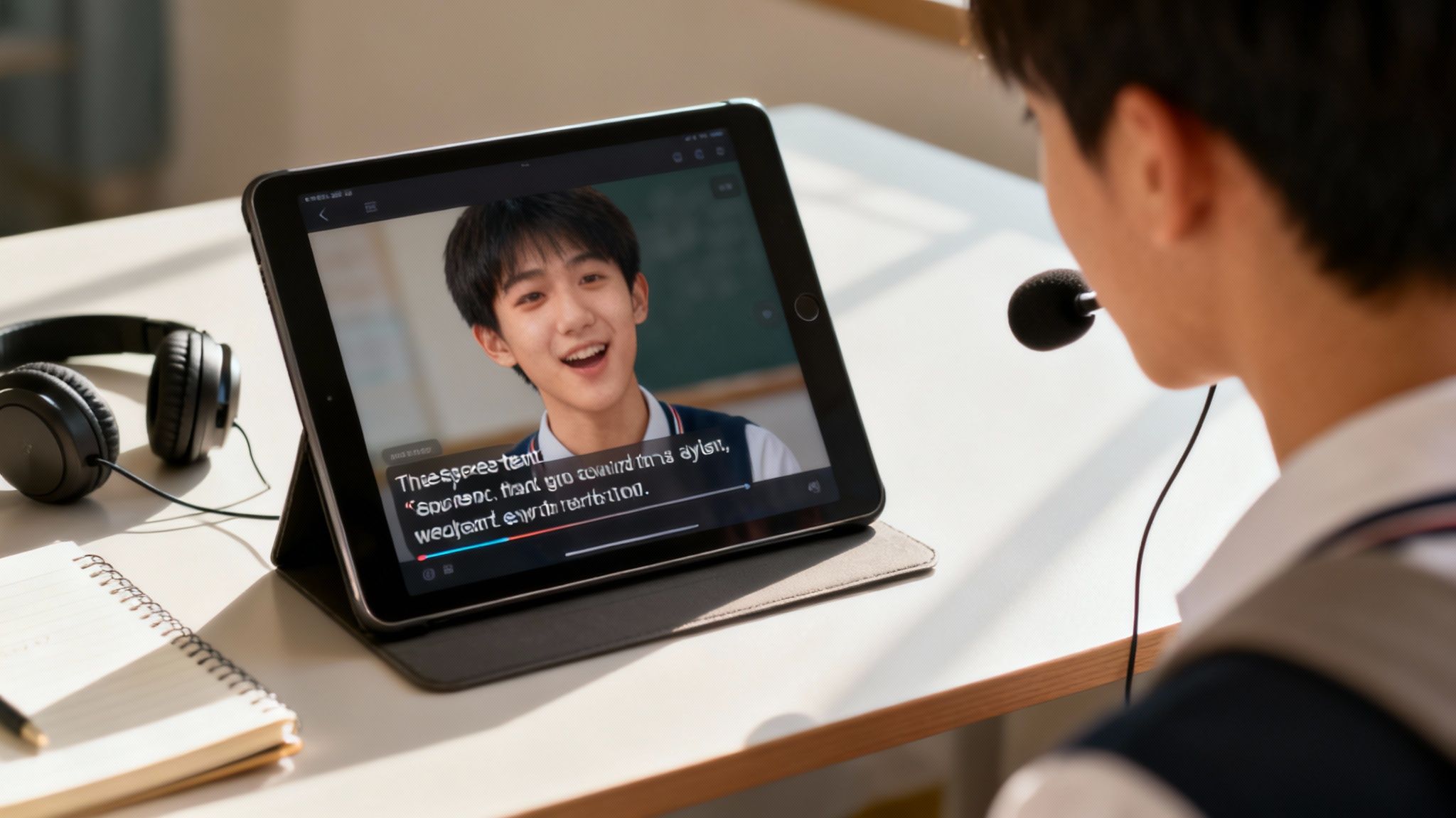 Speak4Me – Screenshot from speak4me.wordpress.com showing a simple text-to-speech interface.