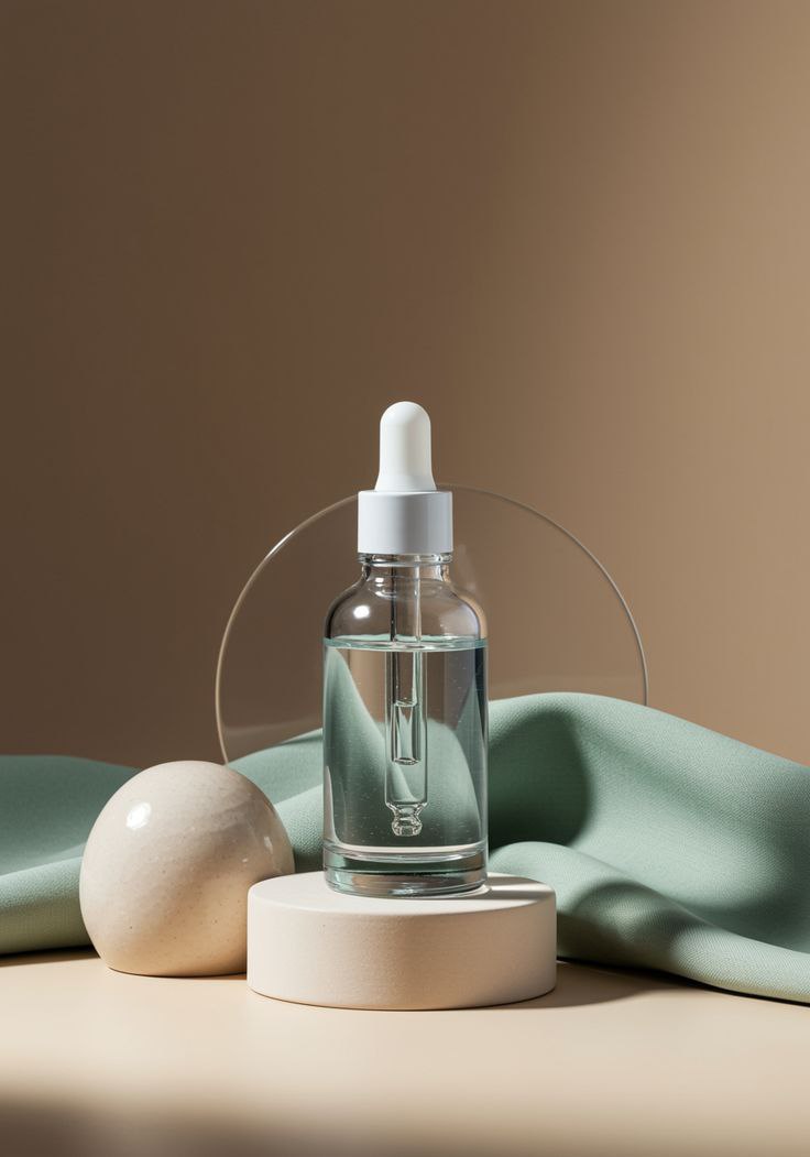 glass beauty products