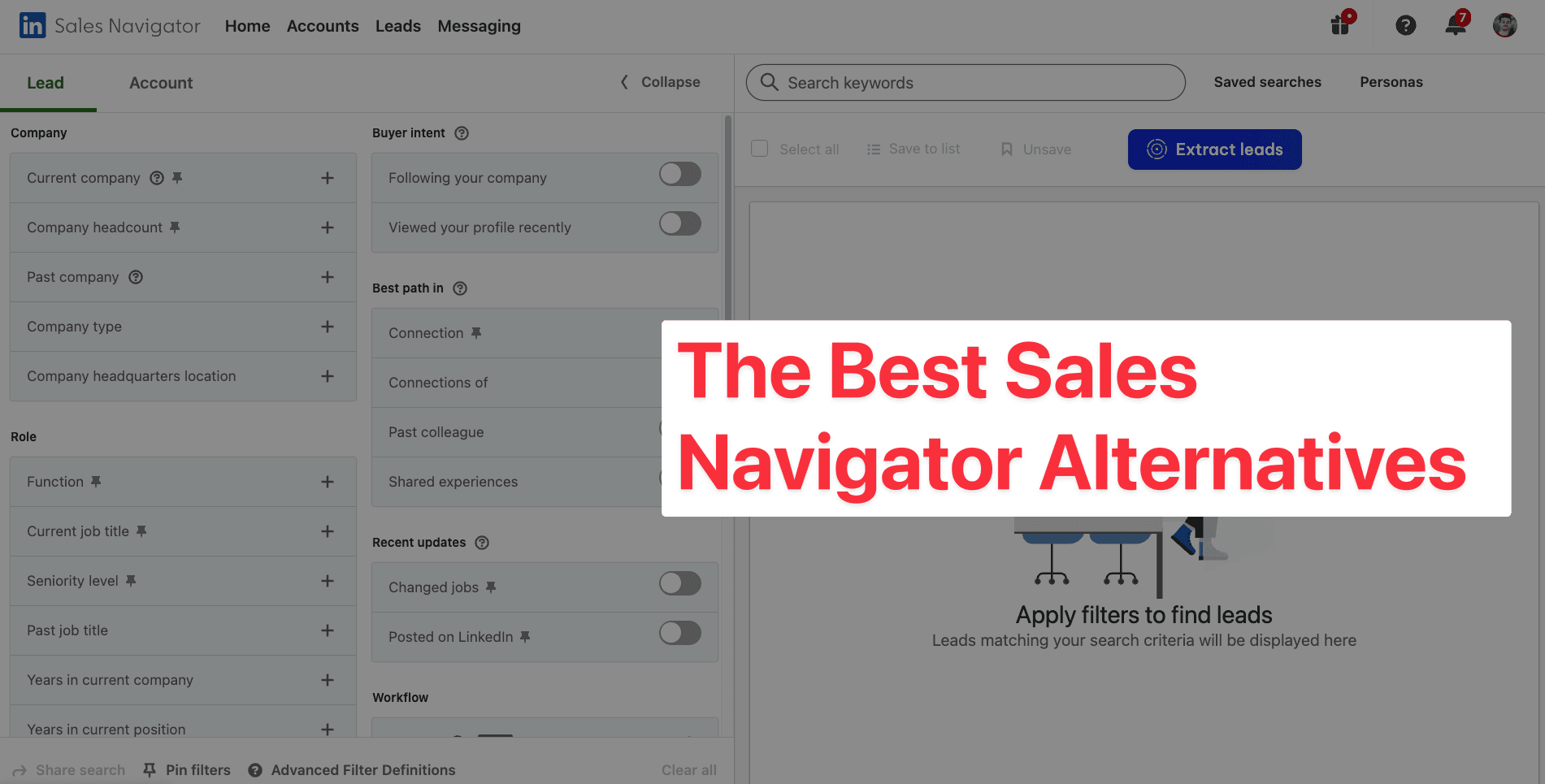 The best Sales Navigator Alternatives & Competitors